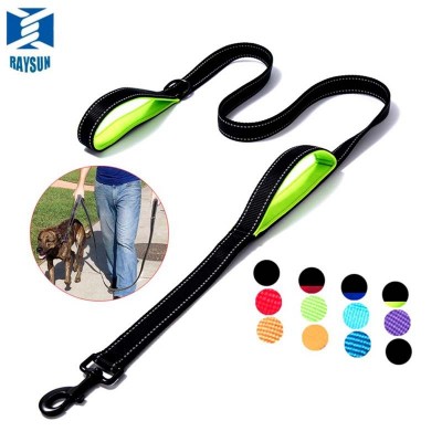 Eco-Friendly pet dog leash and collar nylon leashes hemp oem high quality