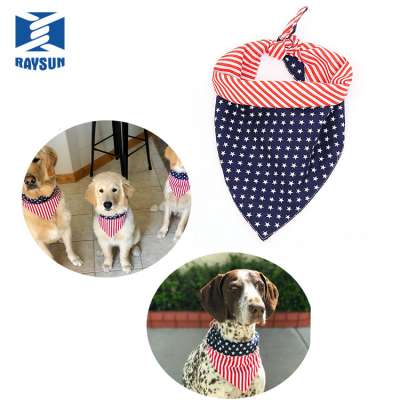 Sublimation plaid valentines logo pet triangle plain dog bandana scarf