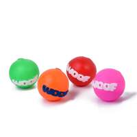 2020 Hot selling pet interactive chew toy rugby shape dog ball thrower toy pet supplies